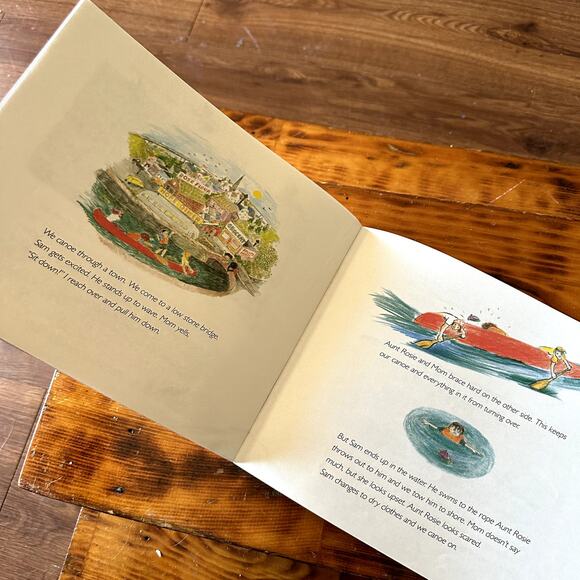 Vintage 1992 Three Days On A River In A Red Canoe Paperback Book - Picture 7 of 9